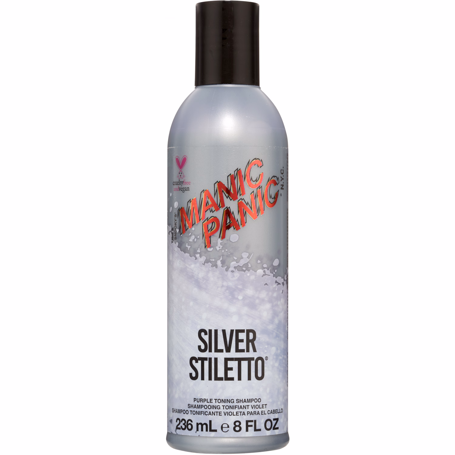 Silver Stiletto Purple Toning