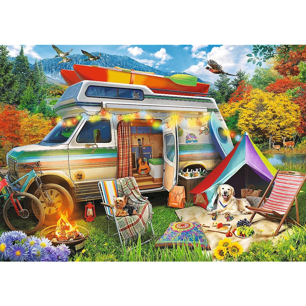 Puzzle 500 El. Premium Plus Quality, Mistrzostwa Europy, Tea Time: Kamper