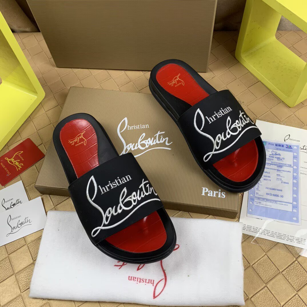 CHRISTIAN LOUBOUTIN SLIPPERS - CCSHOES