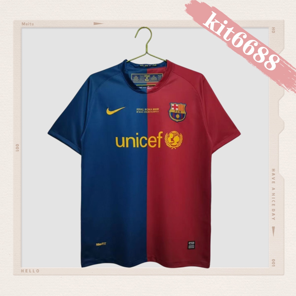 2008/2009 Barcelona Home Retro Football Shirt