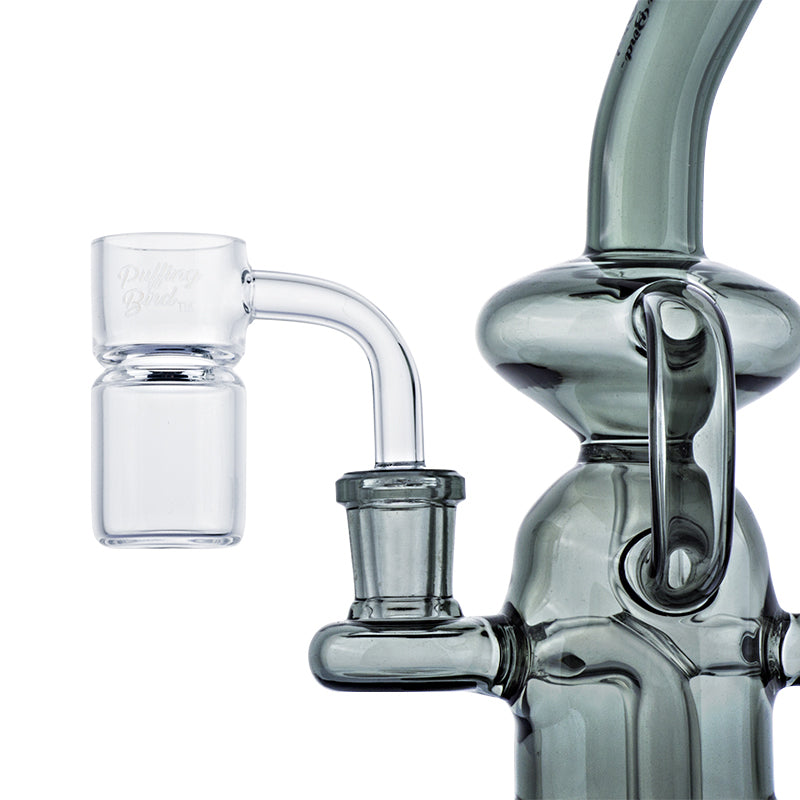 Puffing Bird Flat Bottom Splash Guard Quartz Banger