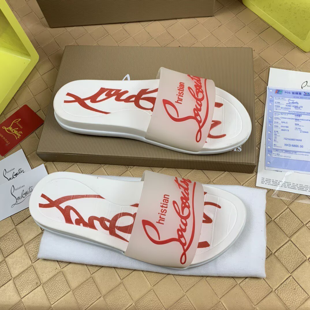 CHRISTIAN LOUBOUTIN SLIPPERS - CCSHOES