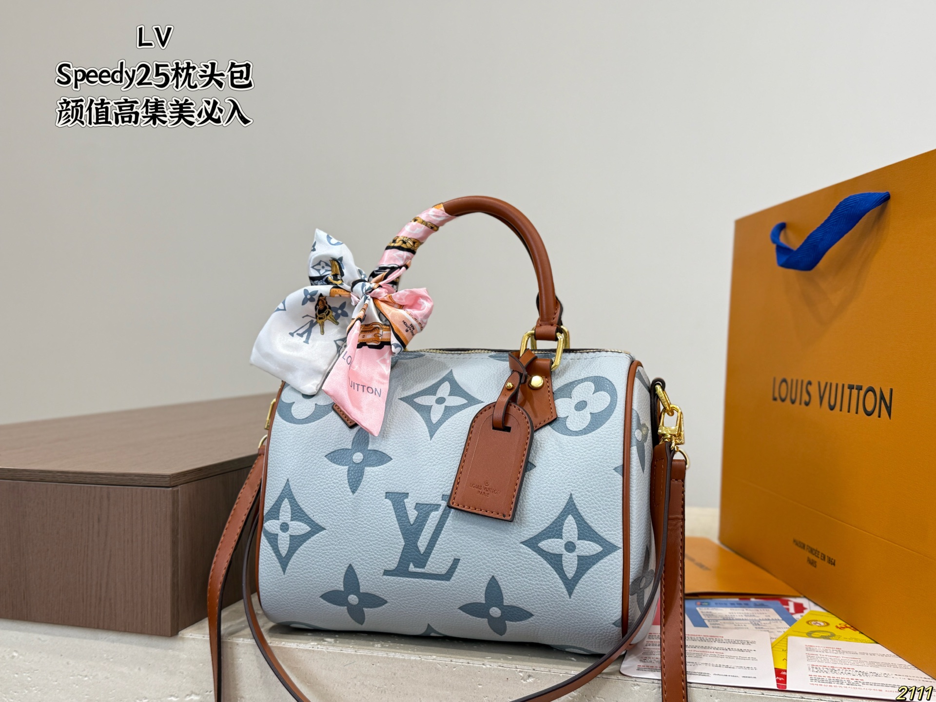 LV Speedy Soft 25 Pillow Case