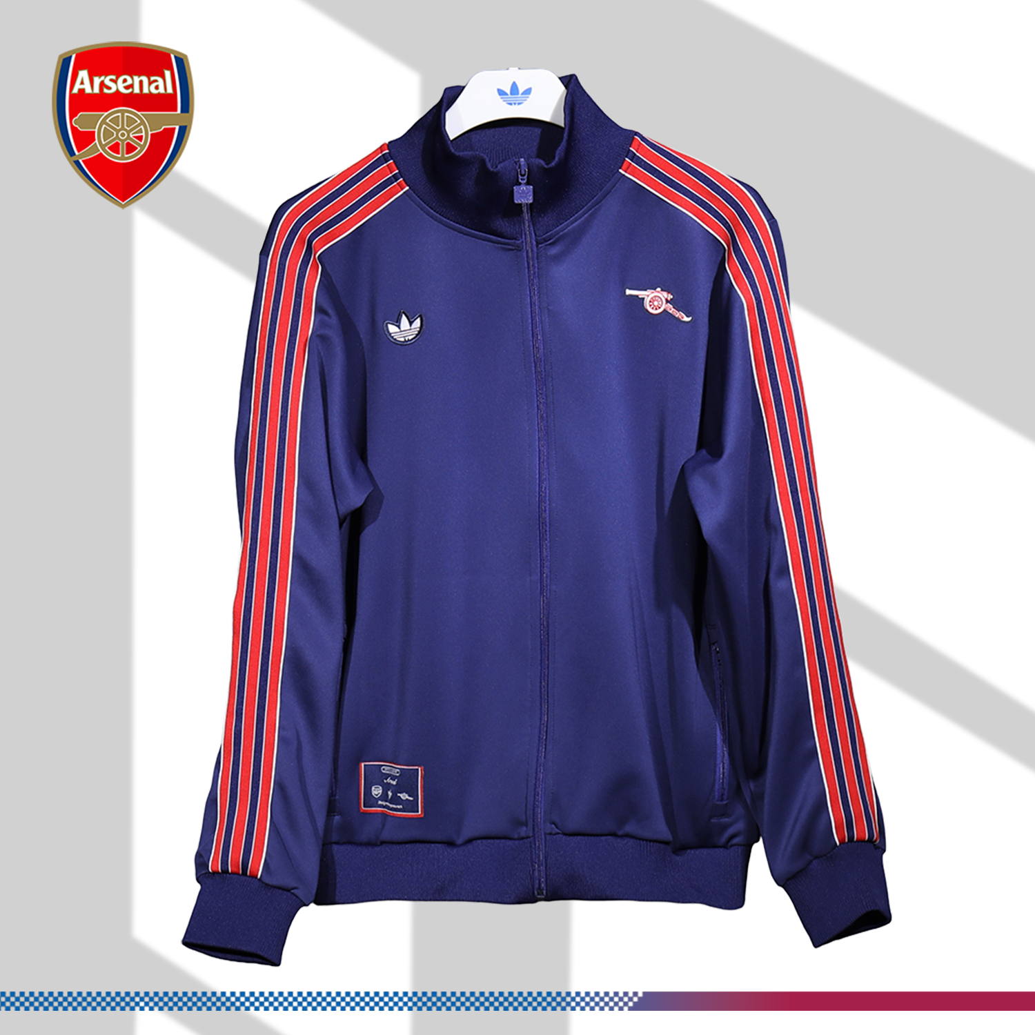 Arsenal Football Casual Culture Retro Jacket