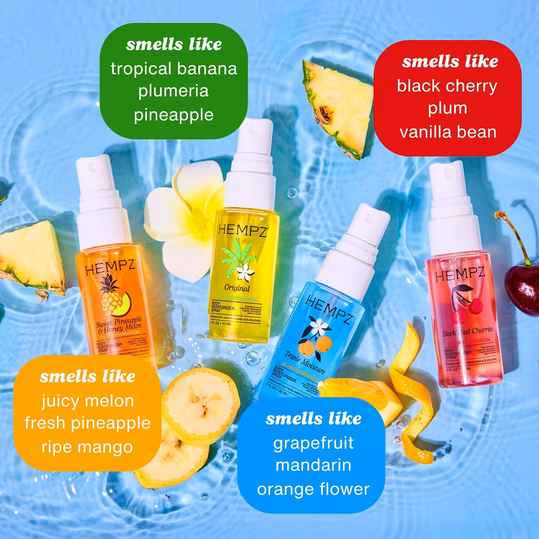 Hempz  Sweet Hydration Mini Body Moisturizer Spray Kit