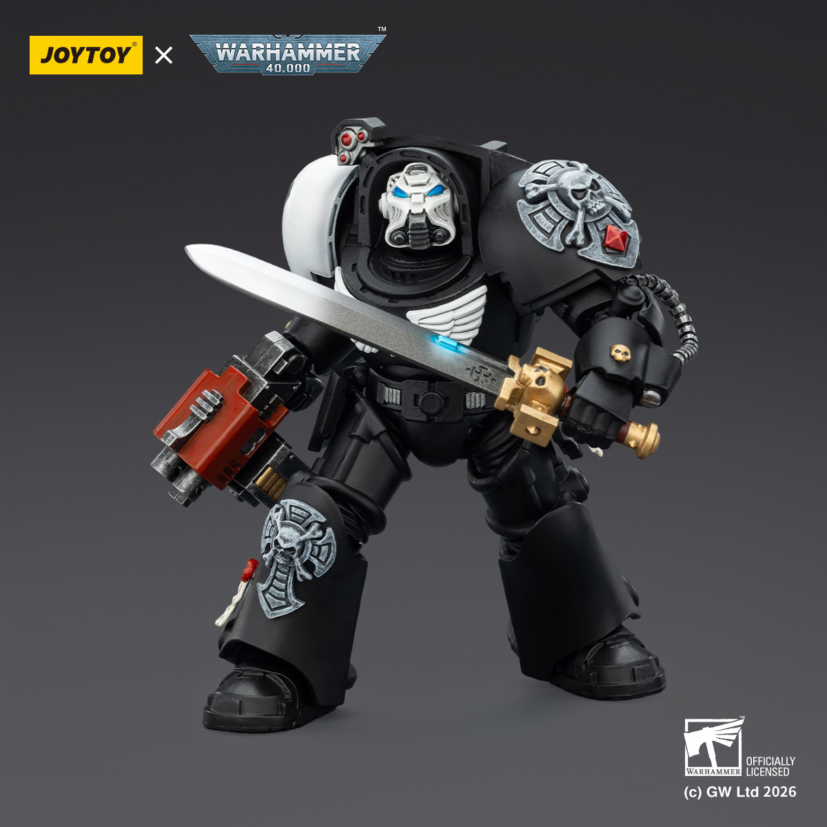 JOYTOY Warhammer 40k 1: 18 Raven Guard Terminators - JOYTOY WORLD