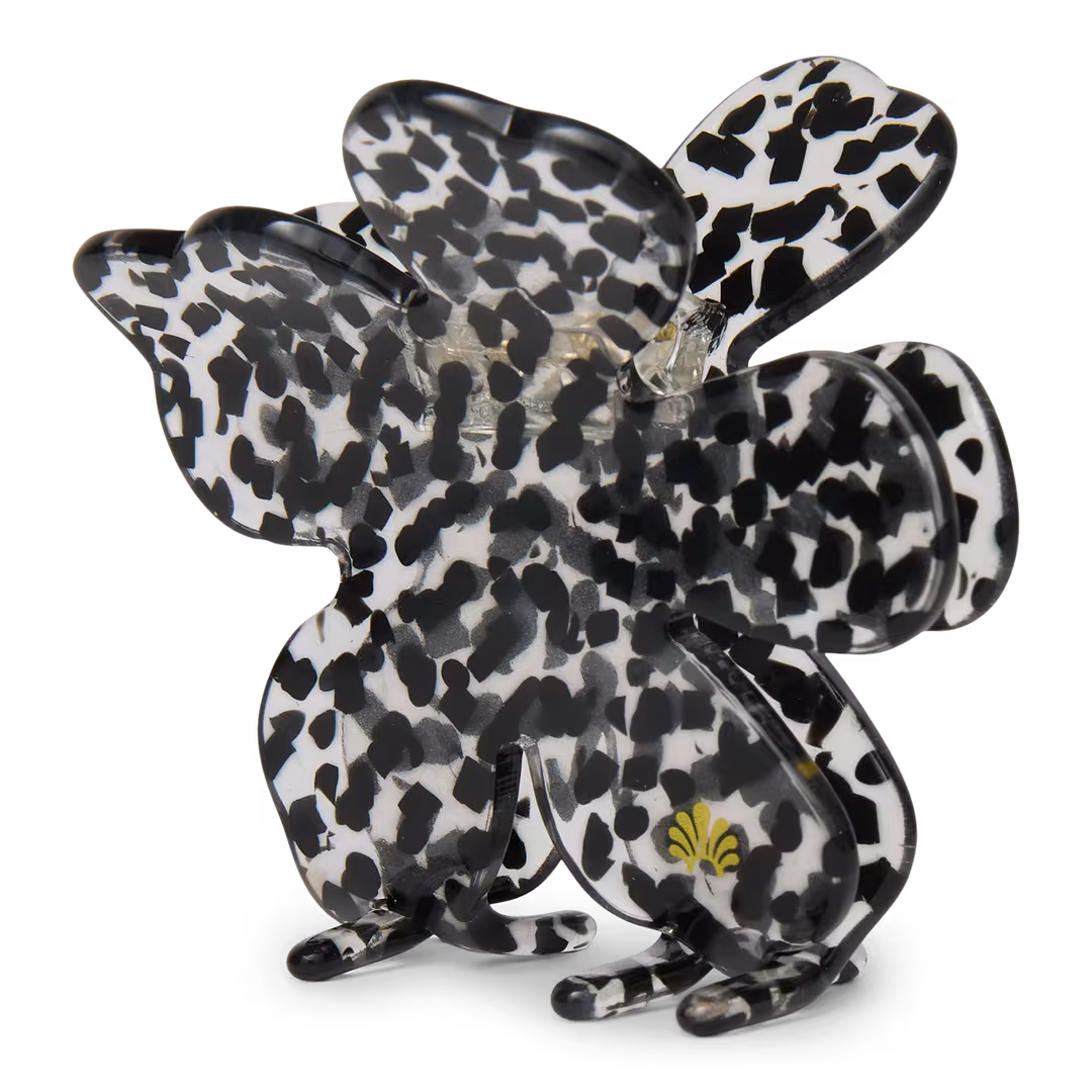 Lele Sadoughi  Black Tortoise Lily Claw Clip