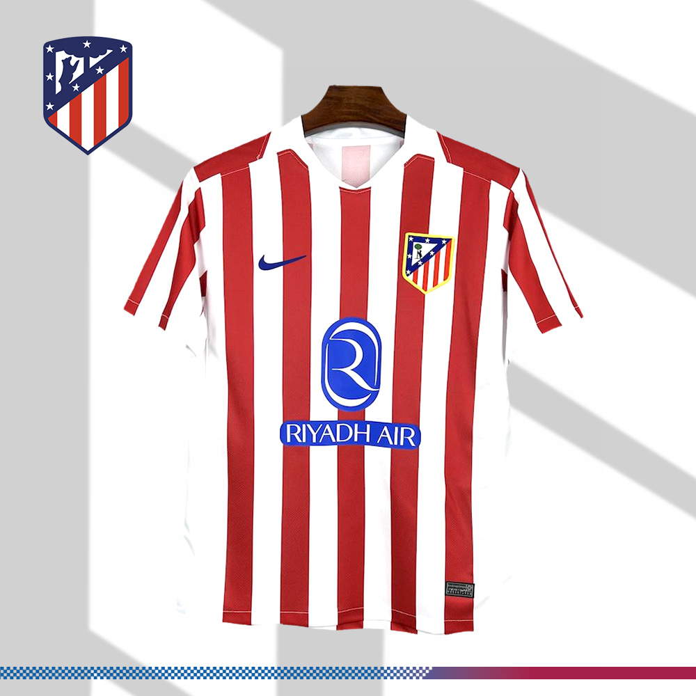 2025/2026 Atletico Madrid Home Football Shirt （Fan Edition）