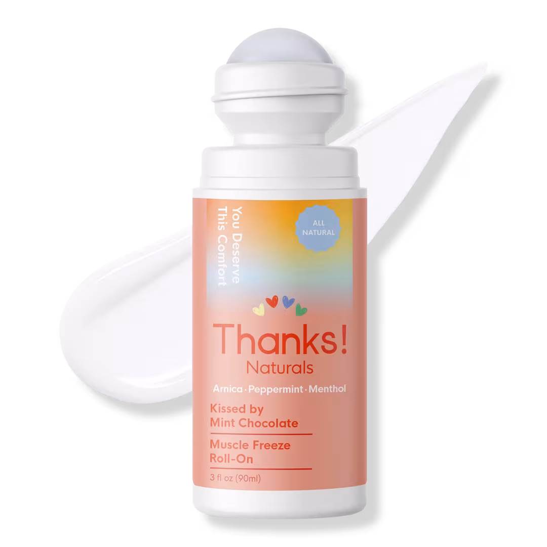 Thanks! Naturals  Kissed by Mint Chocolate Muscle Freeze Roll-On