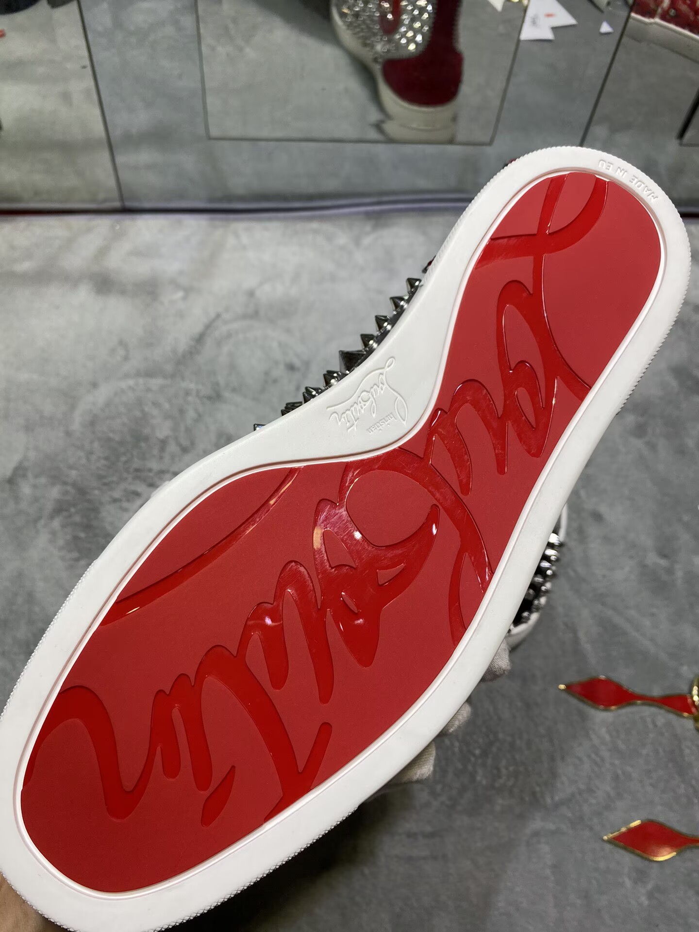 Christian Louboutin Red bottom High-Top - CCSHOES