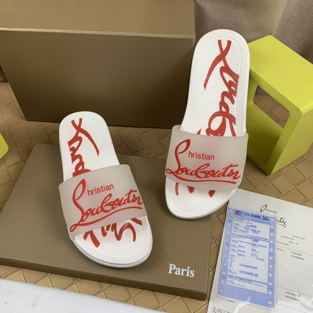 CHRISTIAN LOUBOUTIN SLIPPERS - CCSHOES