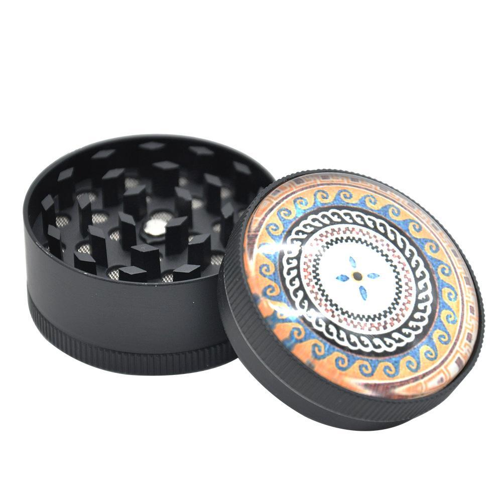 Mandala Novelty Herb Grinder 3 Layer (Random Color)
