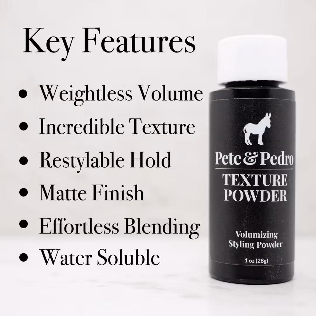 Pete & Pedro  Texture Powder Volumizing & Texturizing Hairstyling Powder