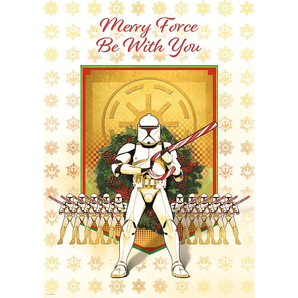 Puzzle Premium Plus Quality Star Wars 1000 El. Świąteczny Patrol Szturmowców