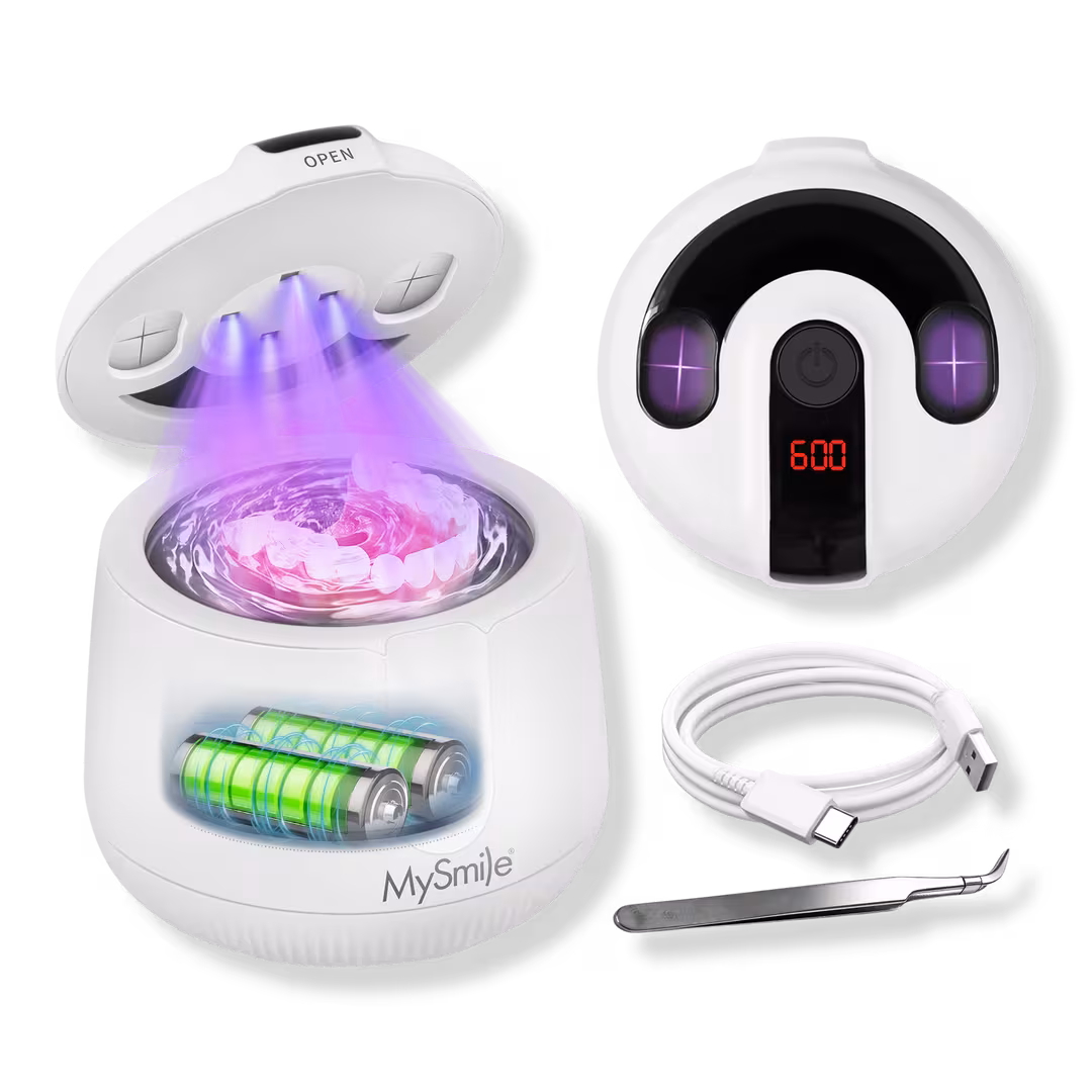 MySmile  MS202B Cordless Ultrasonic Retainer & Jewelry Cleaning Pod with Digital Timer