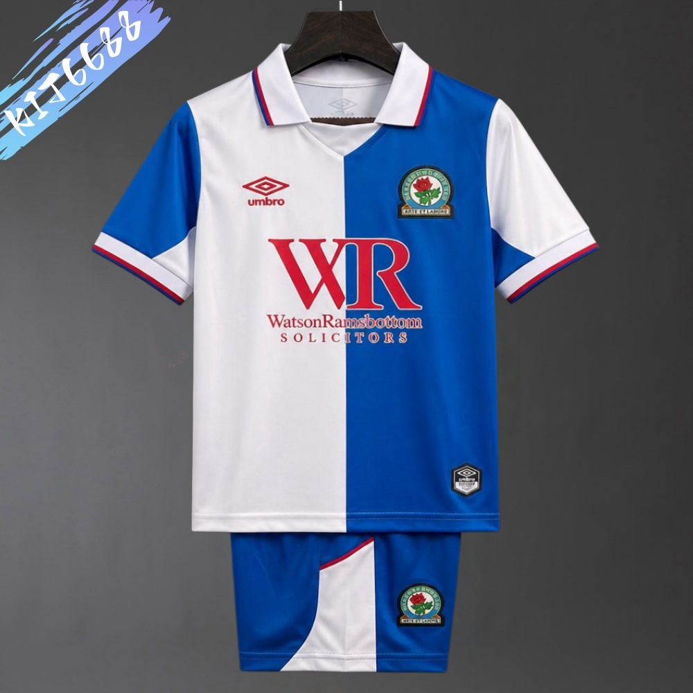 2026/2027 Blackburn Rovers Home Football Shirts (Kids Kit socks）