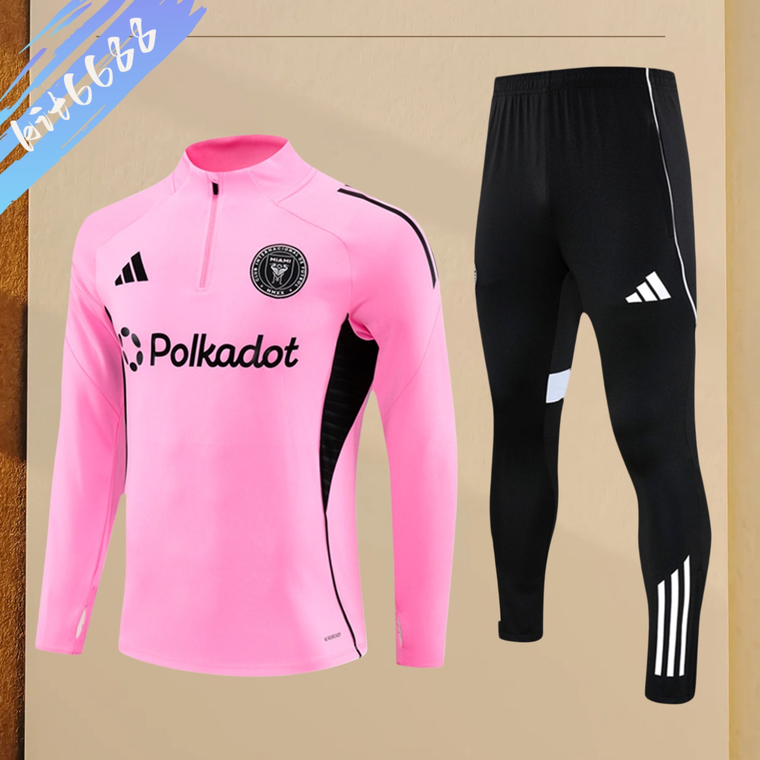 2025/2026 Miami Kids Half Zip Training Kit (Kids Kit)