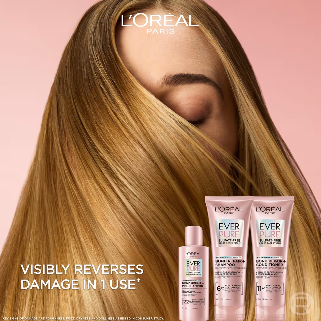 L'Oréal Paris  EverPure Sulfate Free Bond Repair Pre-Shampoo Treatment