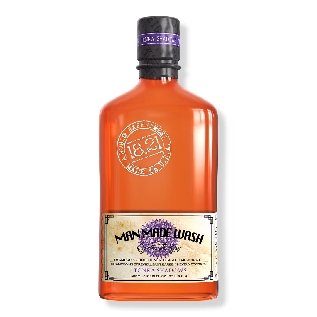 18.21 Man Made  Tonka Shadows Shampoo, Conditioner and Body Wash