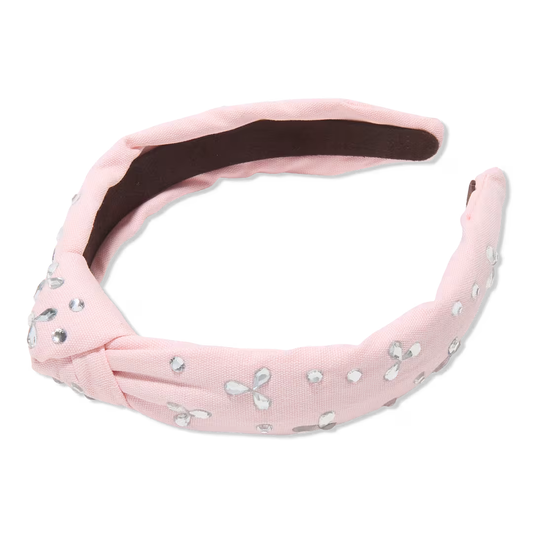 Lele Sadoughi  Floral Blush Slim Knotted Headband