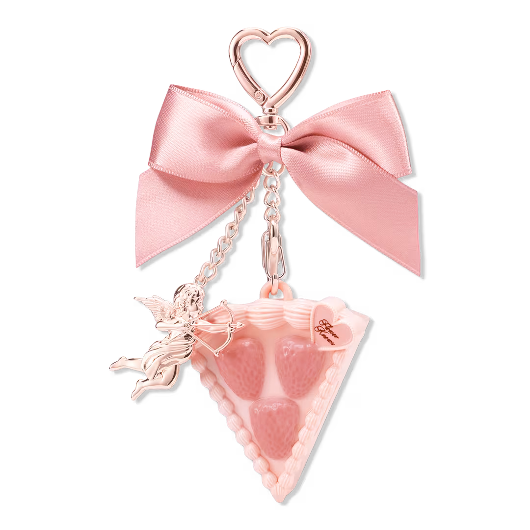 Flower Knows  Strawberry Cupid Collection Solid Perfume & Angel Key Chain Set
