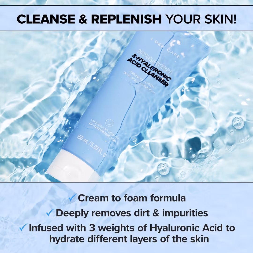 I Dew Care  Hydra Vibes 3 - Hyaluronic Acid Cleanser