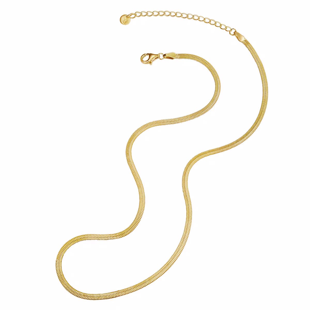 Halskette Sterling Silber in Gelbgold