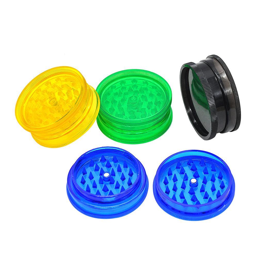 Classic 2 Layer Lightweight Herb Grinder 63 MM (4 Color)
