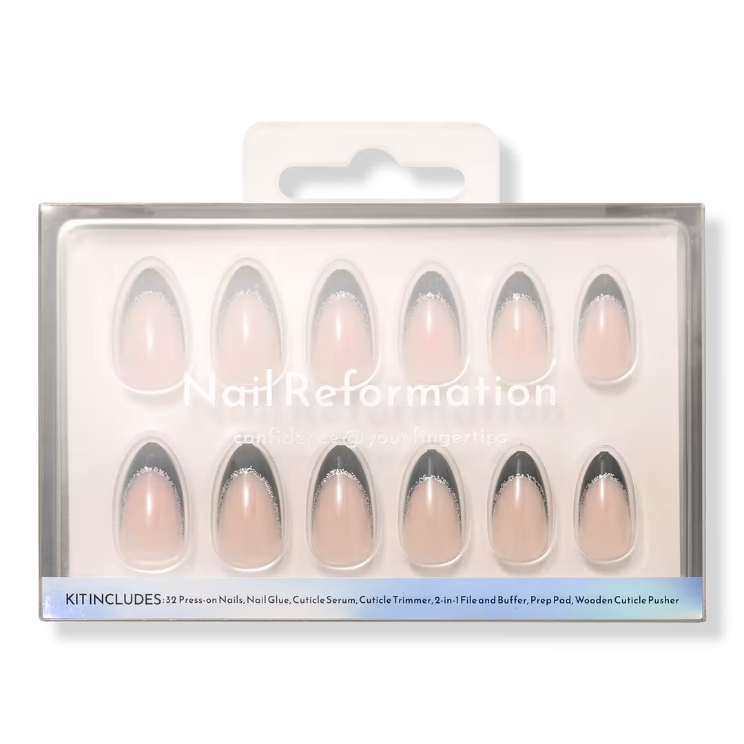 Nail Reformation  Silver Lining Press On Nails