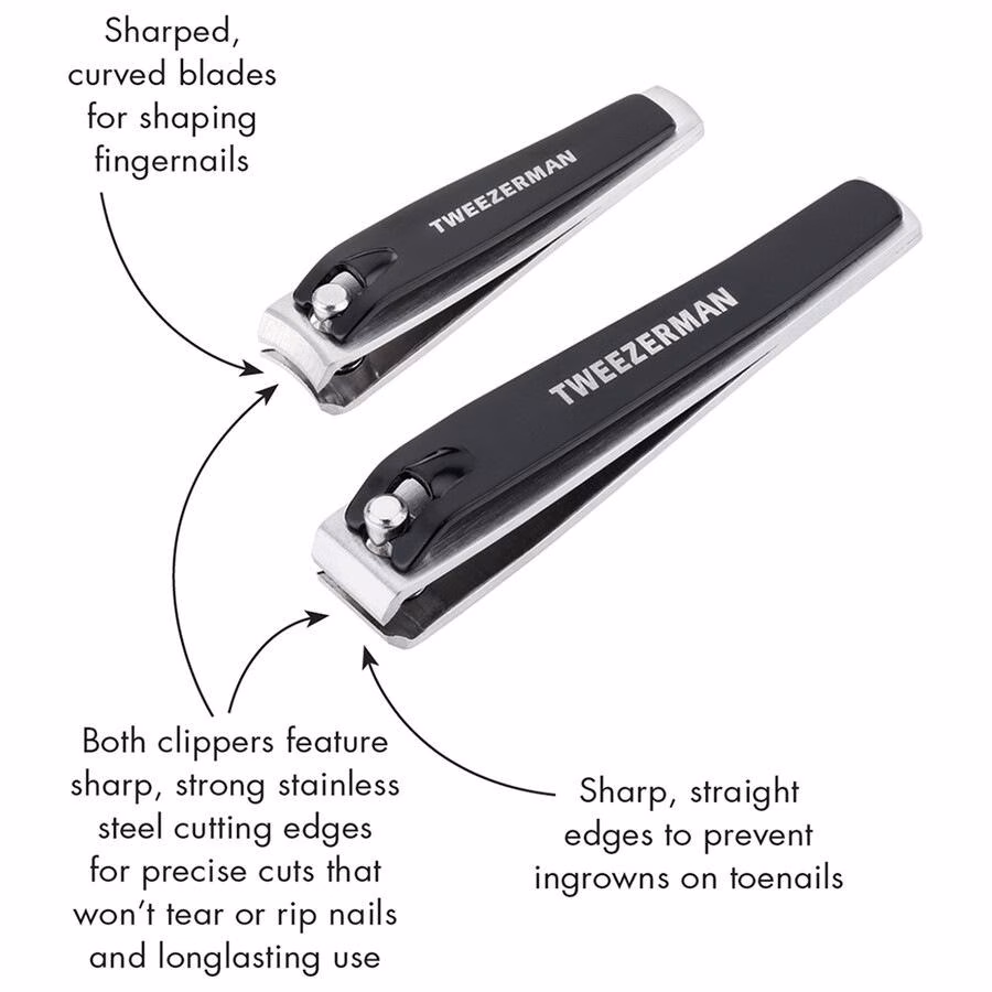 Combo Clipper Set - Silver Black