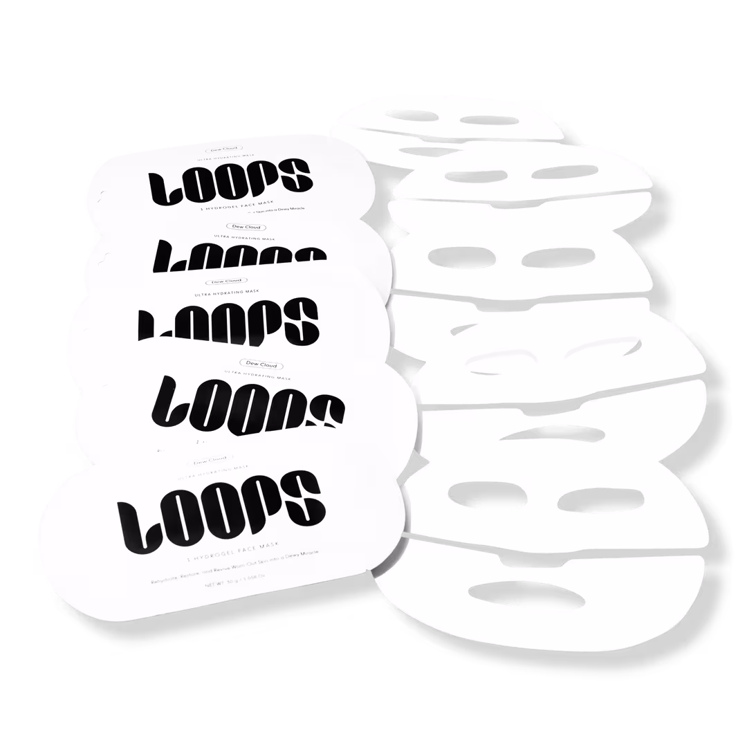 LOOPS  Dew Cloud Ultra Hydrating Hydrogel Face Mask Set