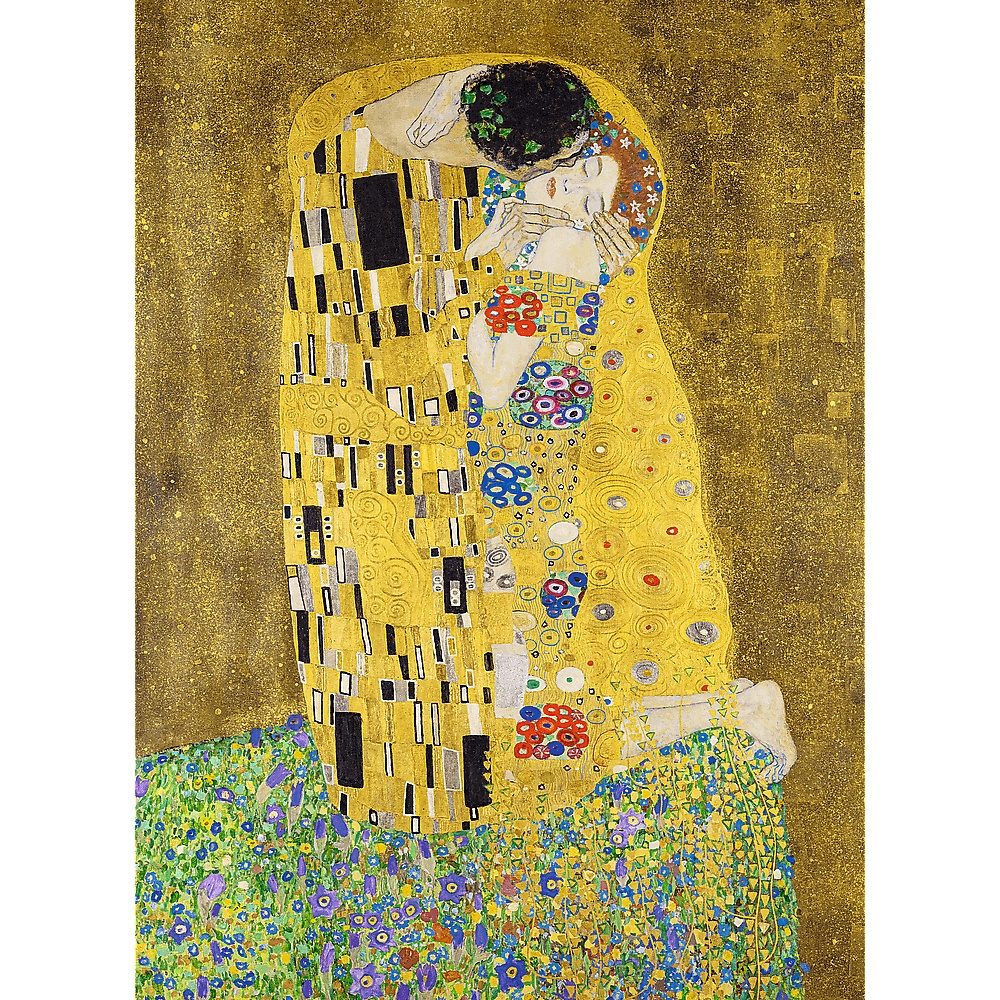 Puzzle Drewniane 200 El. Pocałunek - Gustav Klimt