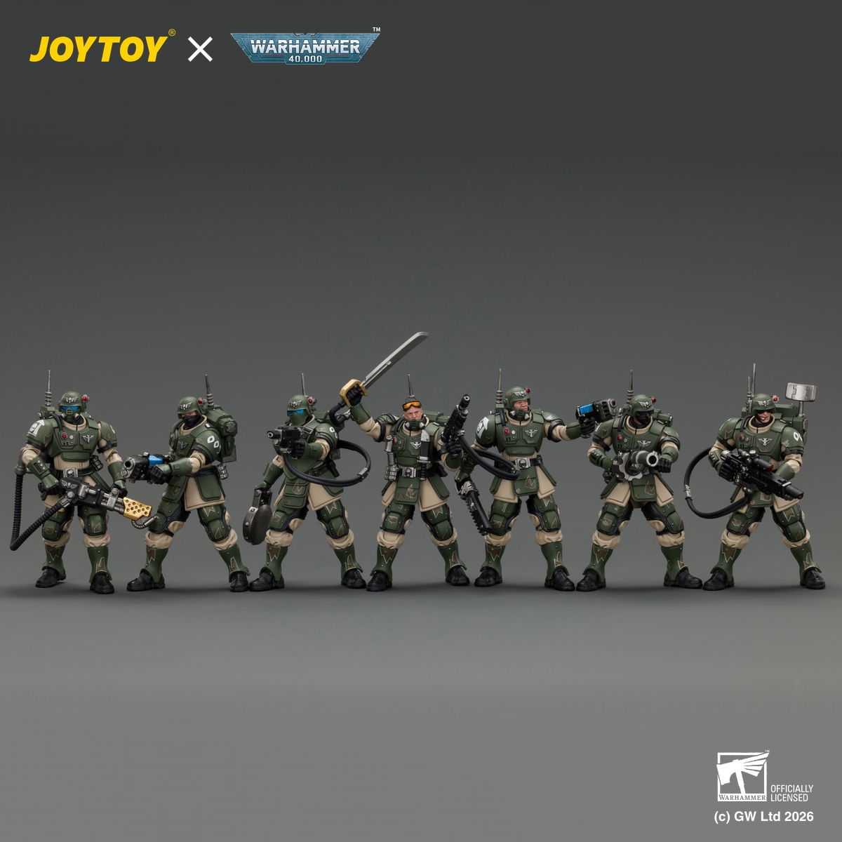 JOYTOY Warhammer 40,000 Astra Militarum Kasrkin - JOYTOY WORLD