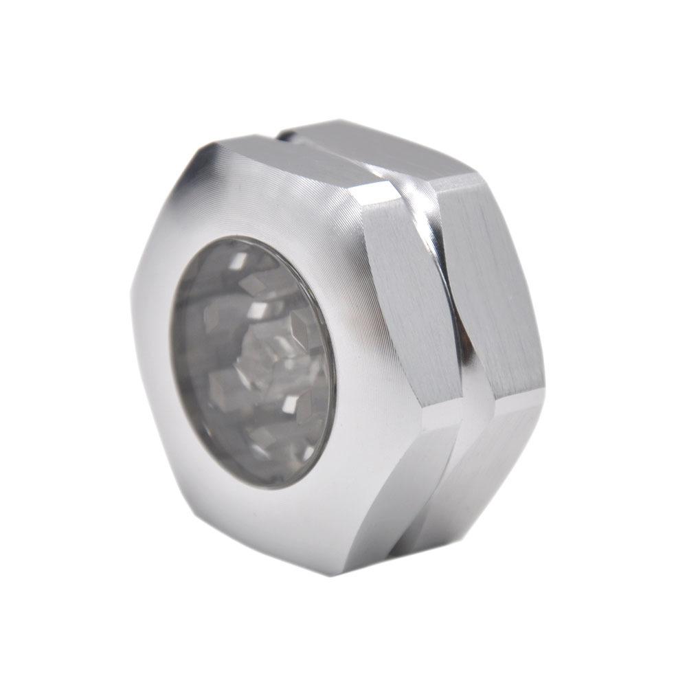 Hexagon Novelty Herb Grinder 2 Layer 50MM (4 Color)