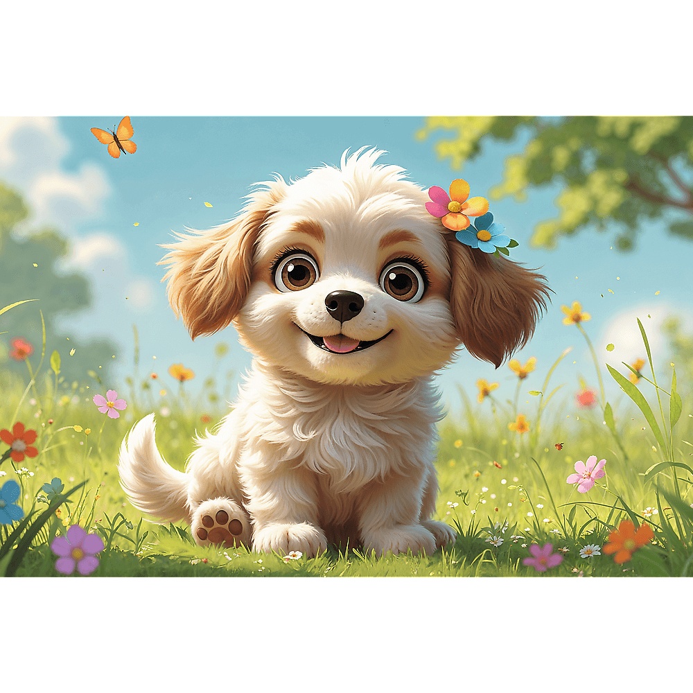 Puzzle 60 El. Szczeniaczkiem Być!