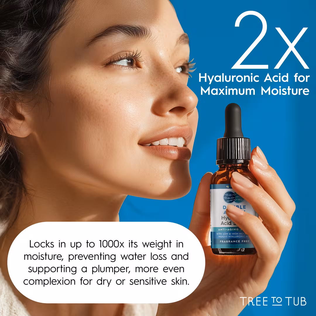 Tree To Tub  Double Action Hyaluronic Acid Anti-Aging Serum
