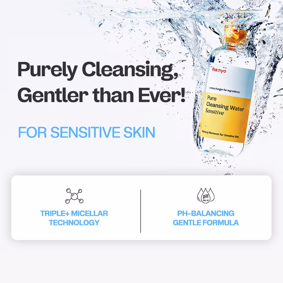 ma:nyo  Pure Cleansing Water Sensitive