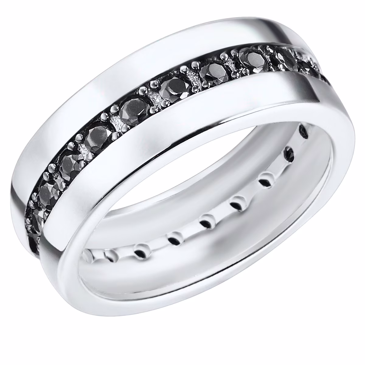Ring Sterling Silber Zirkonia in Silber