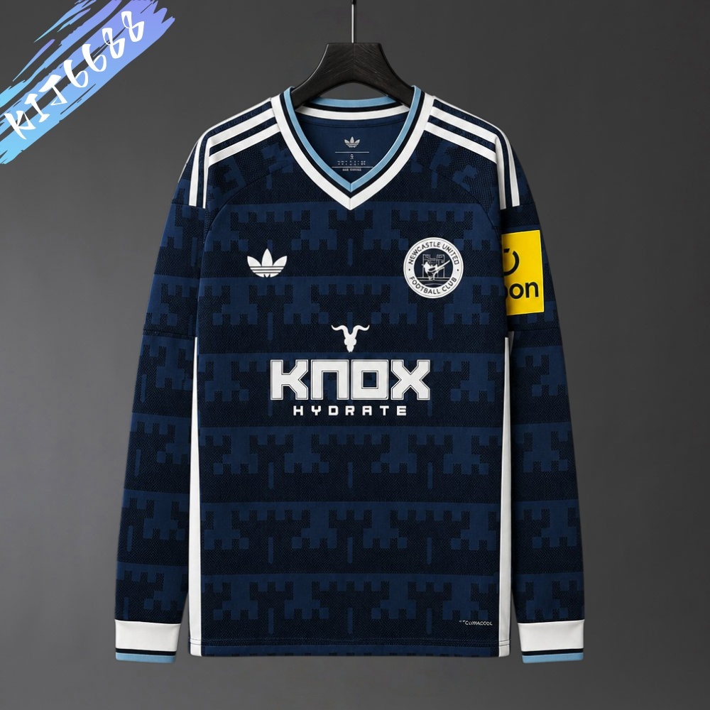 2026/2027 Newcastle United Away Long-sleeved Football Shirt (Fans version）