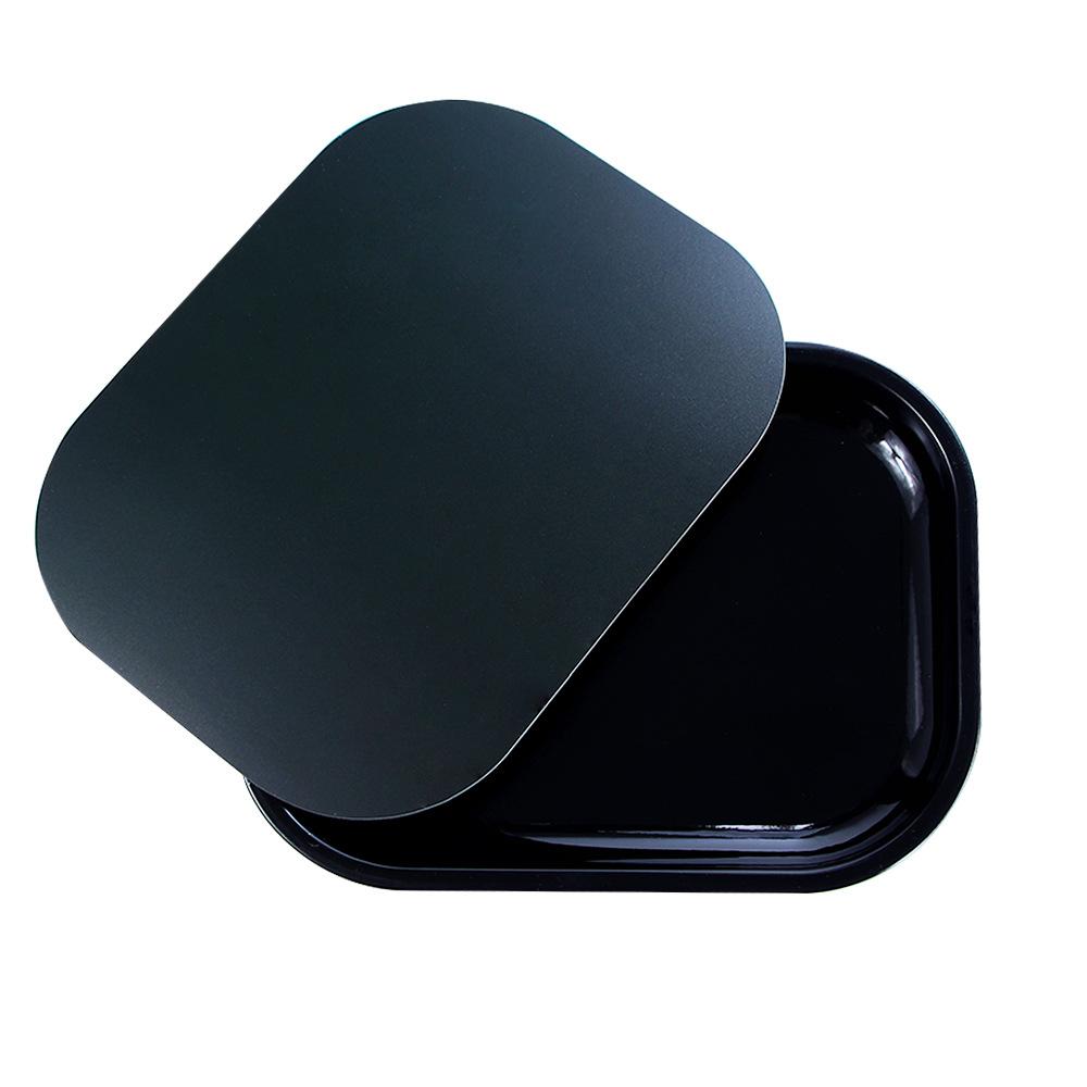 Cool Cover Tobacco Metal Hand Rolling Tray
