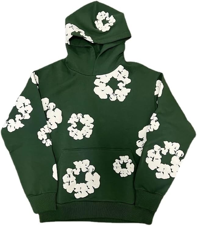 Denim Tears Cotton Wreath Hoodie Green