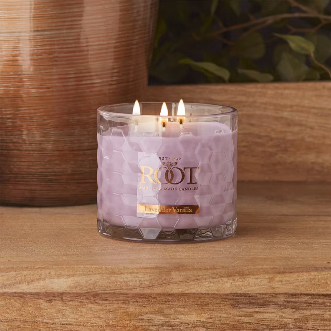 Root Candles  Legacy Collection Luxury Scented Candle - Lavender Vanilla