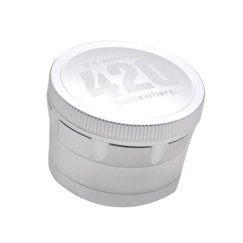 Its Always 420 Somewhere Grinder 4 Layer 63MM (2 Color)