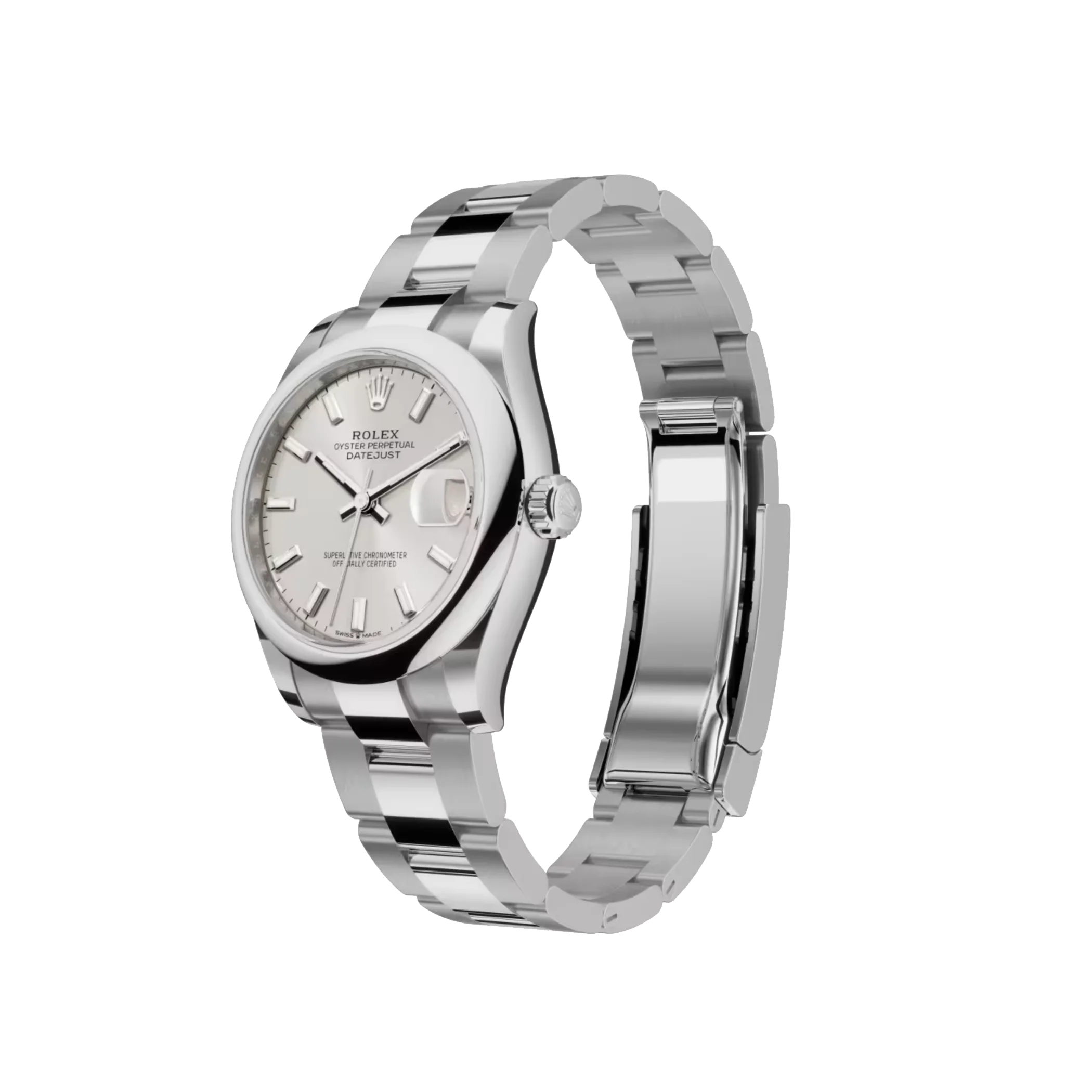 Rolex Datejust: silver dial, Jubilee bracelet, m278240-0005