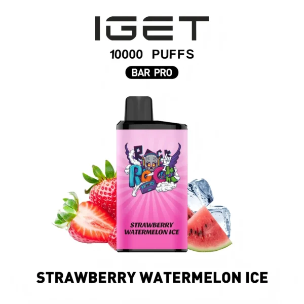IGET BAR PRO 10000 Strawberry Watermelon Ice