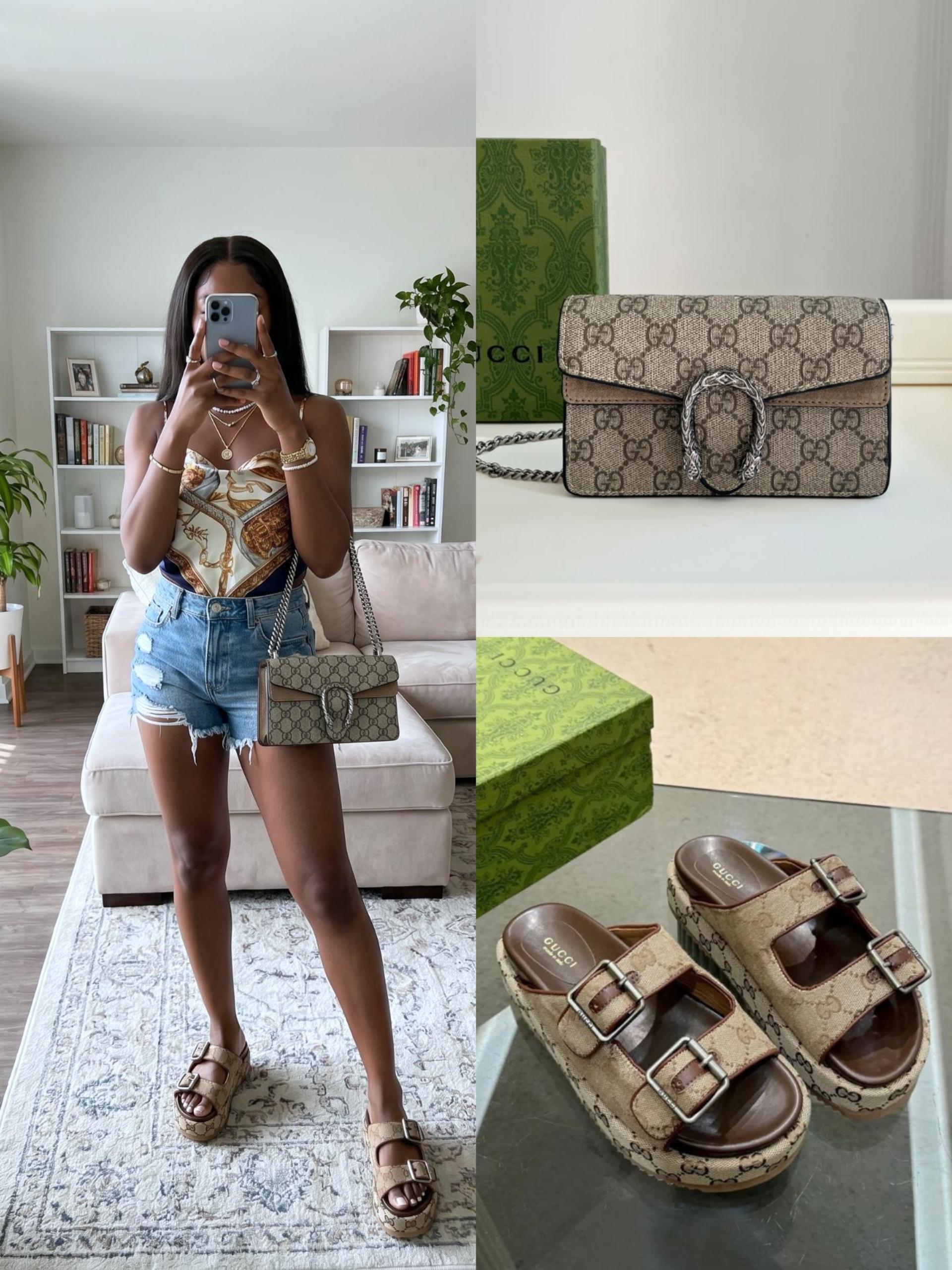 Gucci Shoes & Bag Set