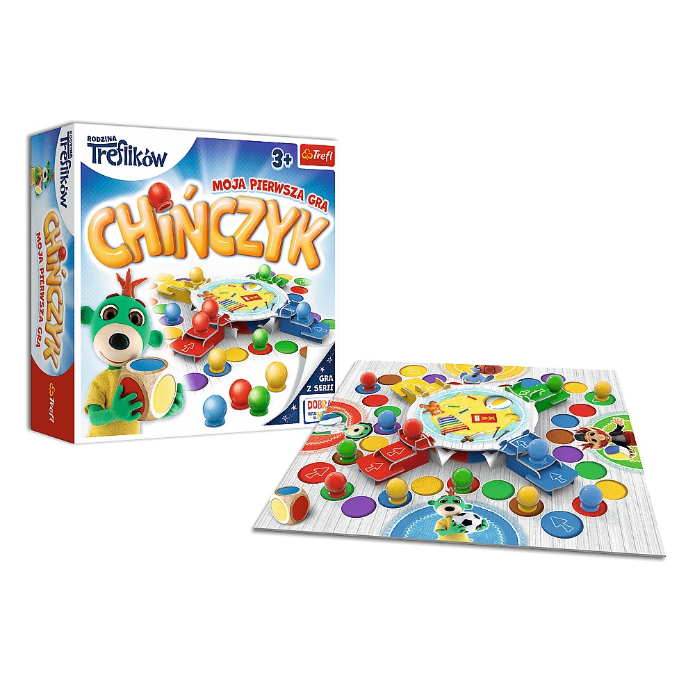 Gra Planszowa Rodzina Treflików Chińczyk Moja Pierwsza Gra