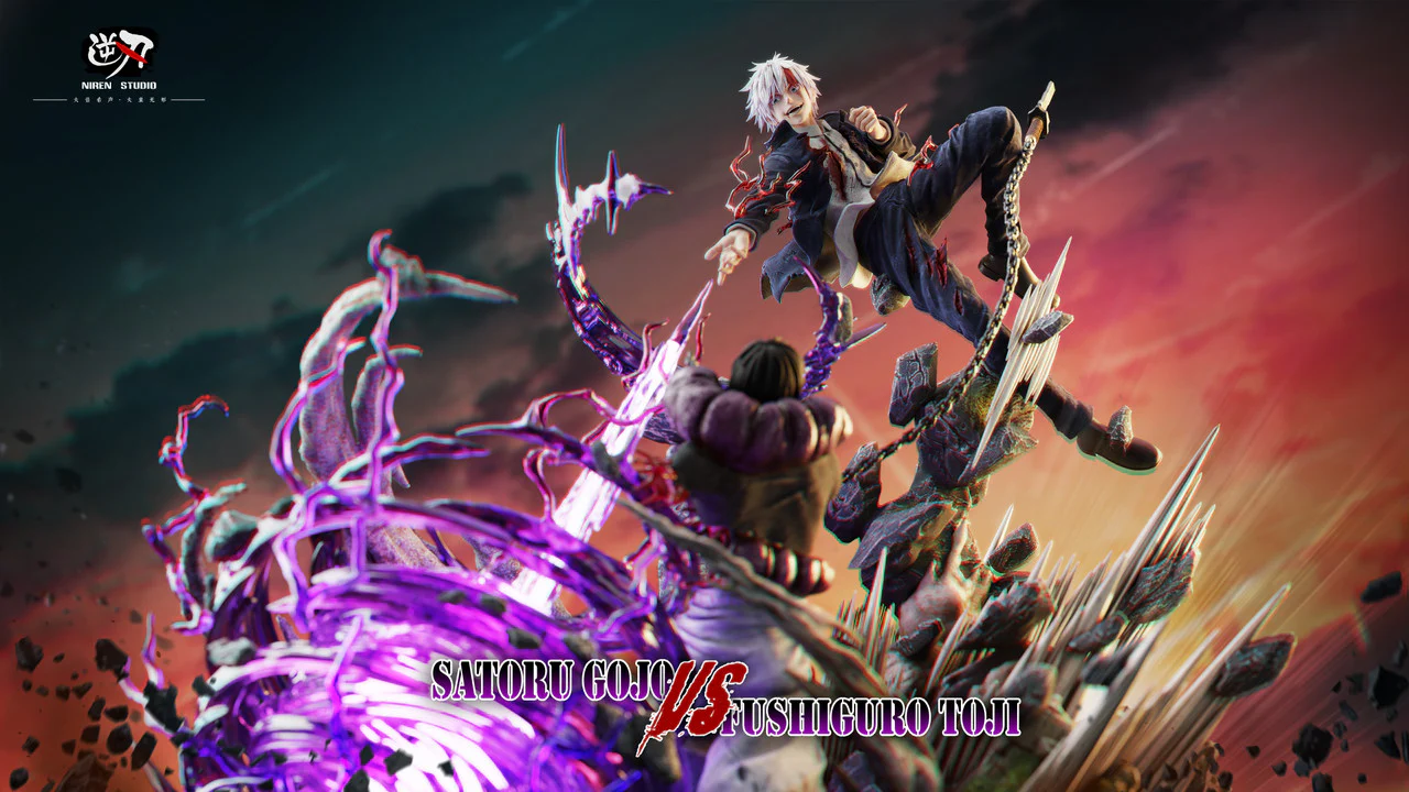 Jujutsu Kaisen - Niren Studio Satoru Gojo Vs Fushiguro Toji