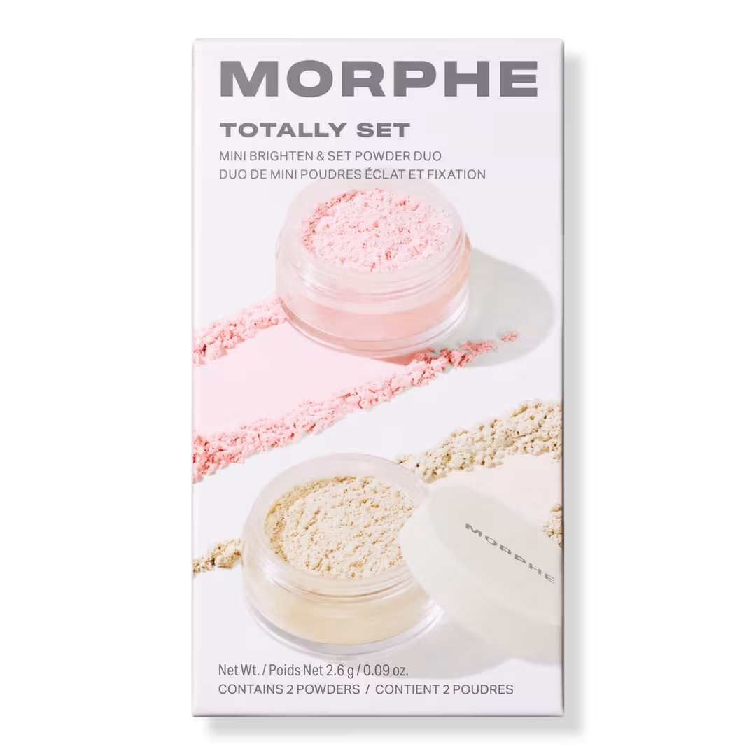 Morphe  Totally Set Mini Brighten & Set Powder Duo