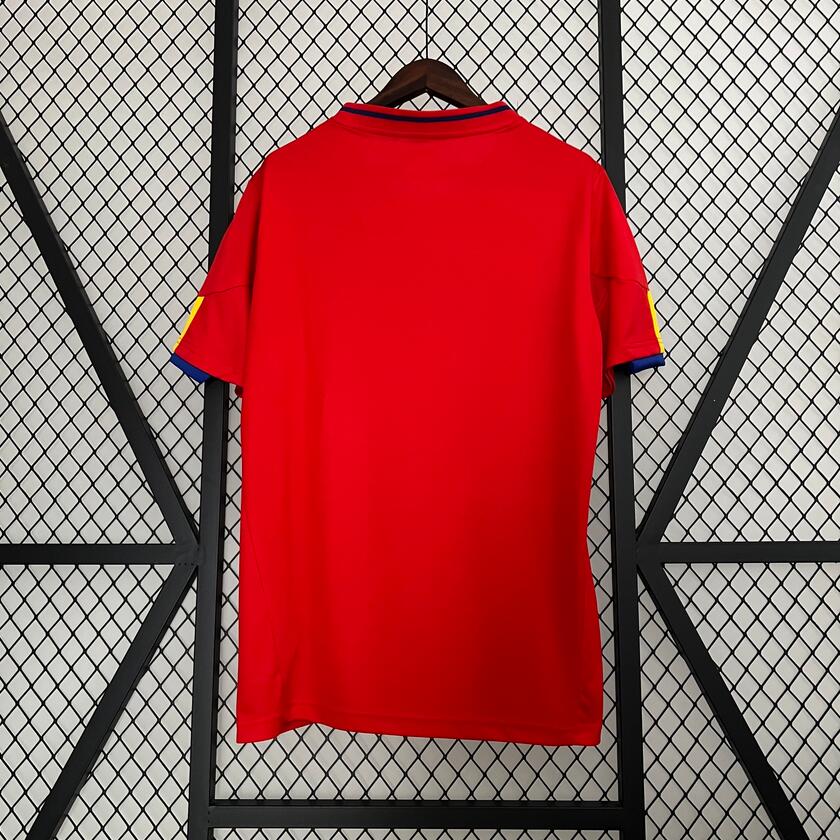 2010 Spain home Retro Football Shirt